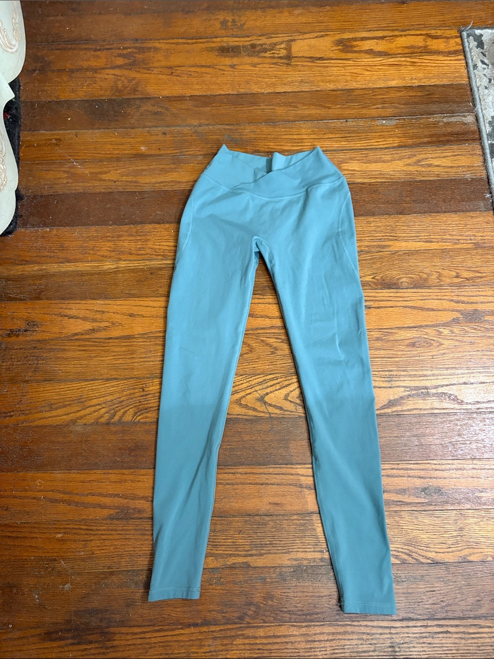 Alphalete Crossover Leggings  teal blue green women’s size Small